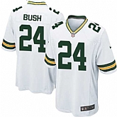 Nike Men & Women & Youth Packers #24 Bush White Team Color Game Jersey,baseball caps,new era cap wholesale,wholesale hats